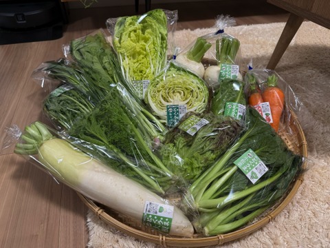 【カレンダー付】絶品！とくうま秋冬野菜１０〜１２品セット＜１１月発送分＞