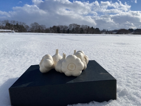 青森県産にんにく　ホワイト六片　１キロ　A品　Lサイズ