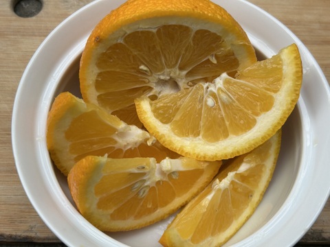 樹上完熟　木なり甘夏！　酸っぱさの中にほのかな甘みが
果汁たっぷりでとってもジューシー。
350〜500g の大玉を5kg（箱込み）でお届け。