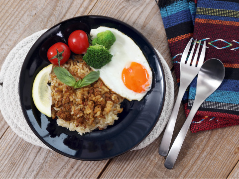 元気豚　ガパオライス&焼き豚ごはんセット