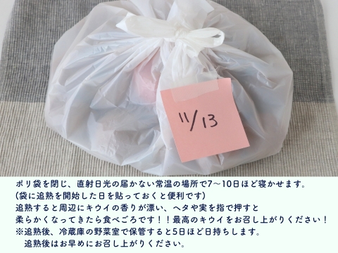 【自然栽培】三重県熊野市産キウイフルーツ(ヘイワード)(約1㎏)