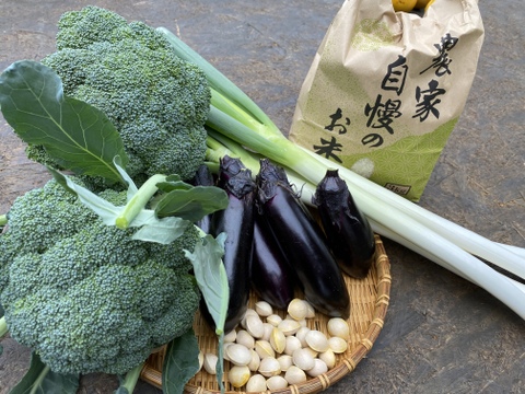 【冬ギフト】使いやすい野菜とお米のセット！深谷ネギが人気♪