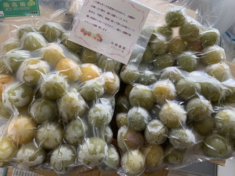 冷凍紀州南高梅！ 小粒 2kg