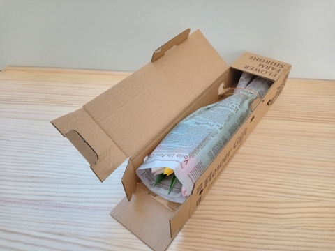 【今シーズン初🌷30件限定】★新商品★フラワーファームしろねのチューリップ 　6本ミックス　コンパクト便でお手頃価格でお届けします(^^♪　※北海道・沖縄県配送不可※