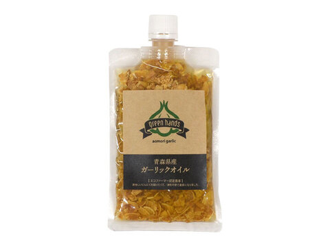 ガーリックオイル 140g×２ 青森県産 にんにくチップ入り ホワイト六片 オリーブオイル