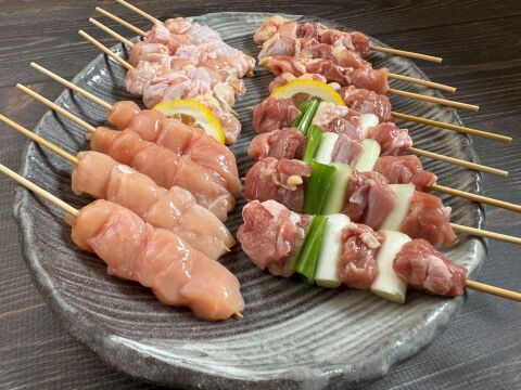 【冬ギフト】【冷凍】鳥取の自然育ち 鹿野地鶏 焼き鳥4種セット ～おうちで楽しむ本格地鶏の味～