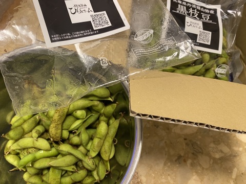 【収穫日発送】丹波篠山産 黒枝豆『コク旨黒枝豆』1kg