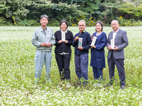 【4袋セット】千葉県の幻のそば「千葉在来」十割蕎麦　自然栽培　無塩　無添加