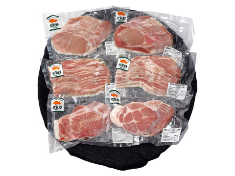 ★290円OFF！肉の日セール　5/1（木）9：59まで★3種のしゃぶしゃぶ肉をたっぷり1.2kg！元気豚 しゃぶしゃぶセット（ロース・肩ロース・バラ）