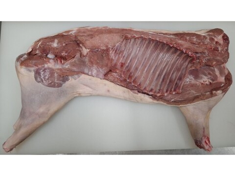 仔イノシシ【皮付き・骨付き】【丸焼き用　半身】2450g