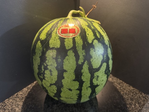 【羅皇】『大里果樹園のスイカ』4Ｌ