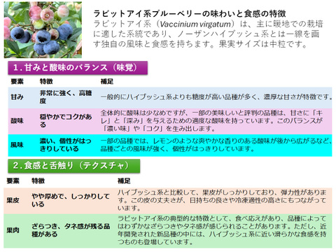 冷凍ブルーベリー：4品種（500g）