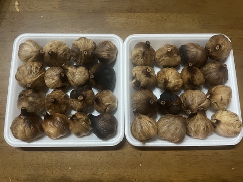 売り切り　お値下げ価格　24 自然栽培　黒にんにく 人気　たっぷり32個
令和7年度新物　食べやすくて美味しい