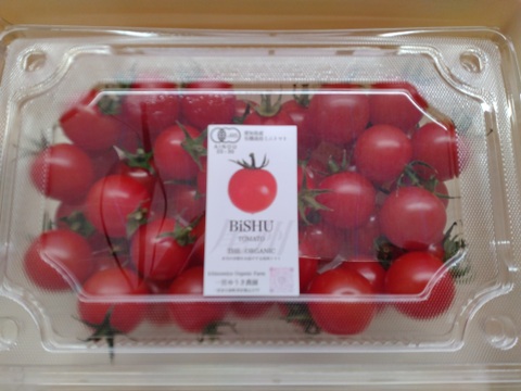 木曽川の清流で育てた有機栽培高糖度ミニトマト【尾州トマト】 ５００g×２Ｐ