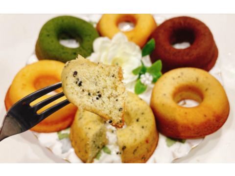 【ギフトにも♪♪】おやつや贈り物にピッタリ！！焼きドーナツ「天使の輪」6個入　食べチョク