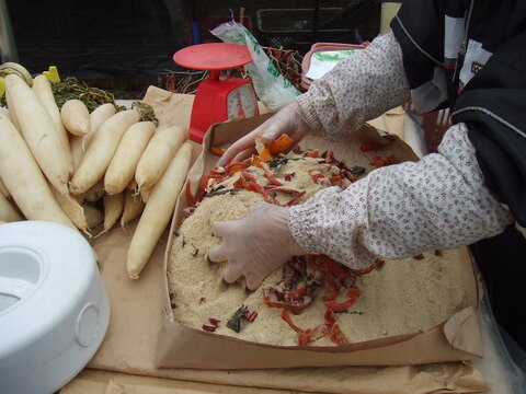 たくあん用干し大根20本