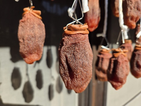 ★徳島県産　幻の柿　大和柿　無添加　干し柿　12個　天日干し　自然乾燥品