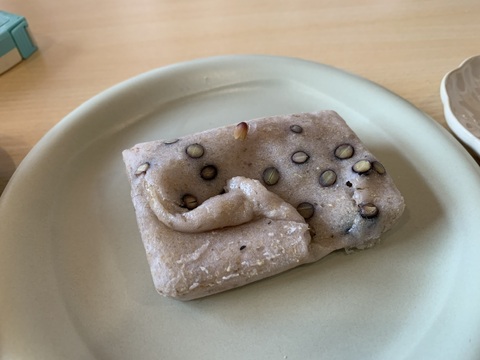 奥出雲産自然栽培玄米豆餅(220g前後×2袋)