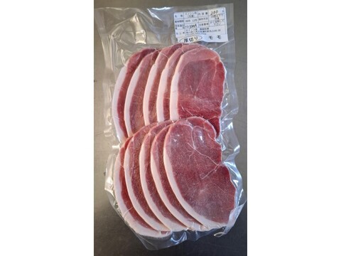 ジビエ 【オスイノシシ】モモ　厚切りスライス　200g