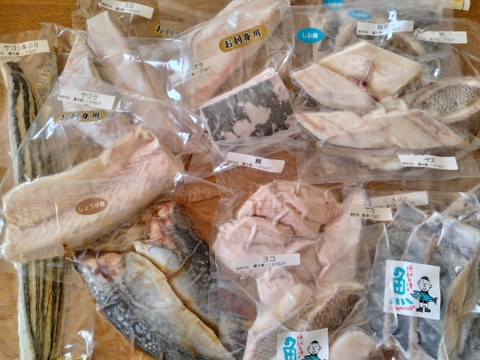 福ギフトセット(切り身、刺身MIX10袋)  【冬ギフト】