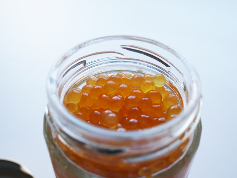 [初物] 岩魚の輝いくら（醤油漬け・100g冷凍）【冬ギフト】