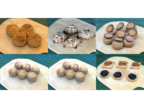 全部有機！Singleパン㉔+㉖+㉛+㊲×2+SweetsCompare：食べる人の健康を考えた有機パン4種+Pie&Tart