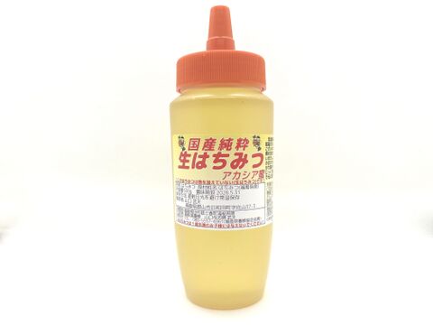 【令和6年新蜜です】国産純粋生はちみつ【アカシア蜜】500ｇ