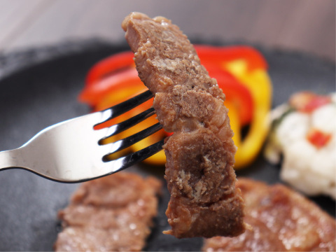 ケチャップ系BBQソース味「元気豚 肩ローストンテキ　ＢBQソース味」130g