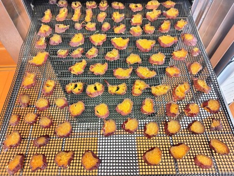 干し芋食べ比べセット「平干しタイプ100g×2袋」と「ひとくちタイプ90g×2袋」（大分県産、栽培期間中農薬・肥料不使用、メール便発送）