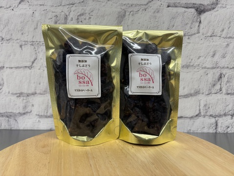 皮と種を味わう！無添加 干しぶどう【ベーリーA】90ｇ×２袋 甘さの控えめレーズン ドライフルーツ