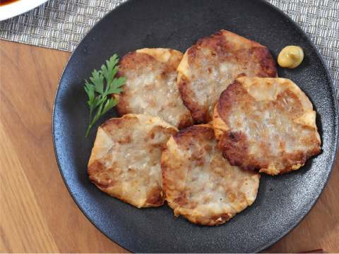 焼くとカリッと香ばしい　「元気豚　豚せんべい　250ｇ（50ｇ×5枚入）　」【344】