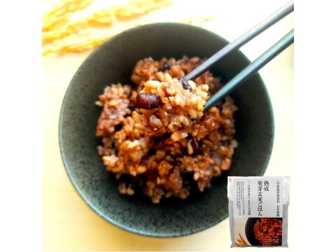 熟成3日 発芽玄米ご飯パックご飯 6個(3パック×2セット)　　こだわりコシヒカリで作る酵素玄米