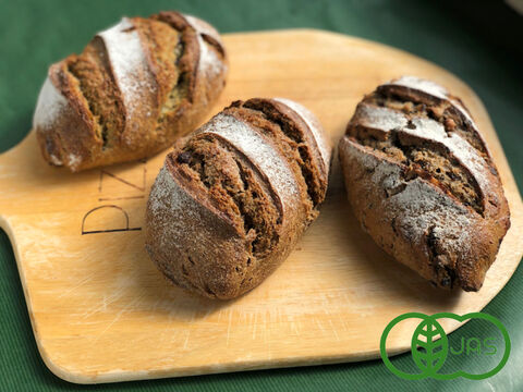 【超貴重な有機JAS認証パン】パンセット①：麦の栽培から一貫生産　自然栽培小麦のみ使用したドイツ風パンセット1【食べ比べ】