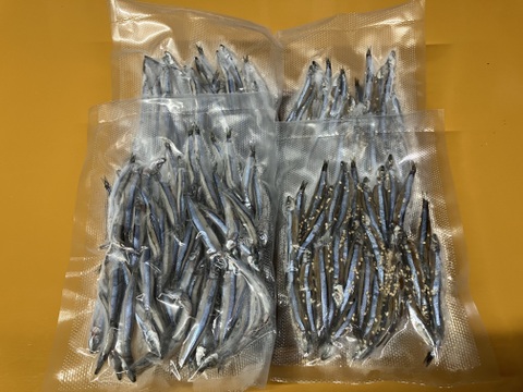 きんなご一夜干しセット（塩、みりん）