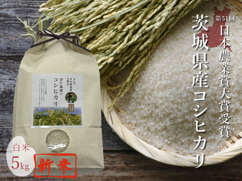 令和5年 新米 日本農業賞大賞米 噛めば噛むほど旨味がでてくる茨城県産