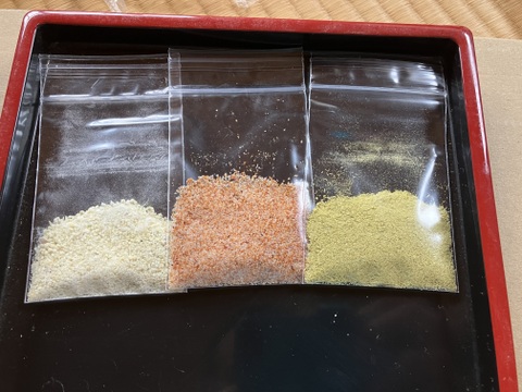 オリジナルにんにく塩付き♪自然栽培五角オクラ350g♪