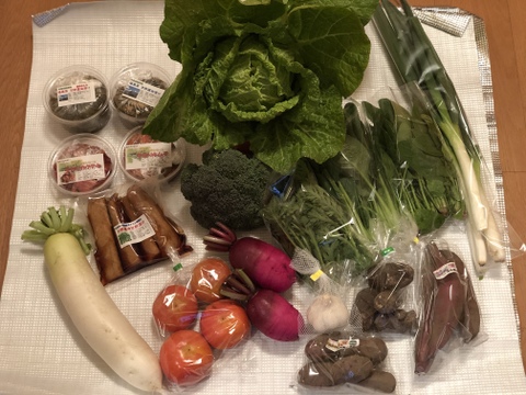 りょうさん専用【福袋】ふれあい農園の野菜/漬物セット「充実セット」