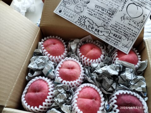 桃　なつっこ　良品　約3kg 長野県産