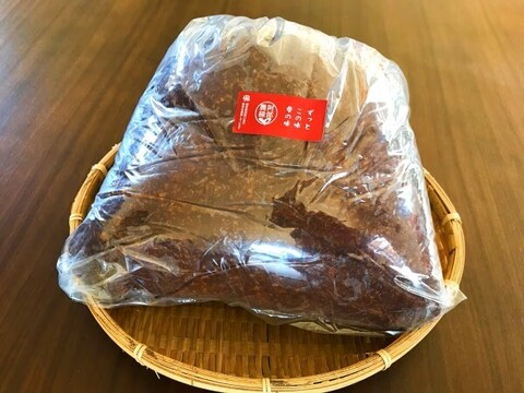 【手ごね : 食べ比べ】米麹から自家製のこうじ味噌（3年熟成）1kg & 米麹から自家製のこうじ味噌（１年熟成）1kg