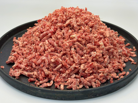 ＼ 新商品 ／ 使いたい分だけ使える！パラパラ里山牛ミンチ 500g 自然派黒毛和牛ミンチ肉♪