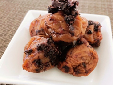 【和歌山県 特別栽培】かつお 梅干し 400g  紀州 南高梅　農家直送