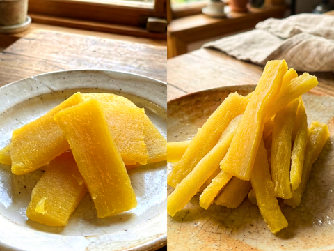 【食べ比べ！】干し芋２種セット（スライス＆スティック計4袋）無添加・濃厚ねっとり食感　国産紅はるか使用