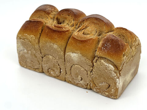 全部有機！【福袋】2026ごほうび1：パンセット⑯+シフォンケーキ　Plain：麦の栽培から一貫生産　自然栽培有機小麦のみ使用したバターがおいしい有機パン＆有機シフォンケーキ