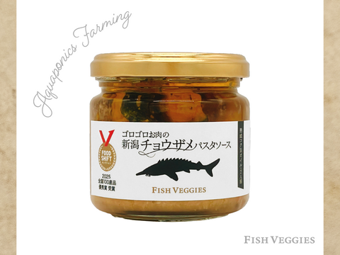 国産チョウザメのお肉ゴロゴロ！新潟チョウザメパスタソース2人前