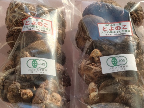 乾しいたけとよのこ（戻しいらず　大分産の肉厚どんこ　１００ｇ入り２袋　 ビタミンDが豊富）