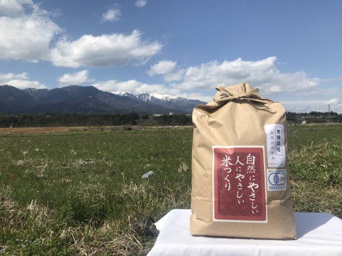 さらっと!体に優しい有機JAS米(転換期間中)《玄米》10キロ