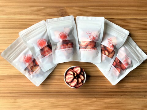 ドライいちご 1袋(12g)×6袋 朝採りいちごの美味しさそのまま凝縮！※砂糖・添加物不使用