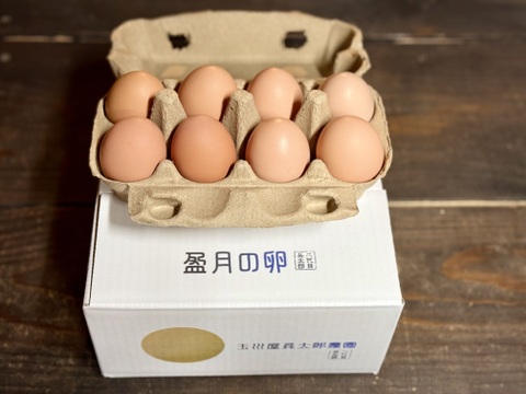 １日数量限定 平飼い『盈月の卵』世界最大級の鶏ブラマの卵6個入り