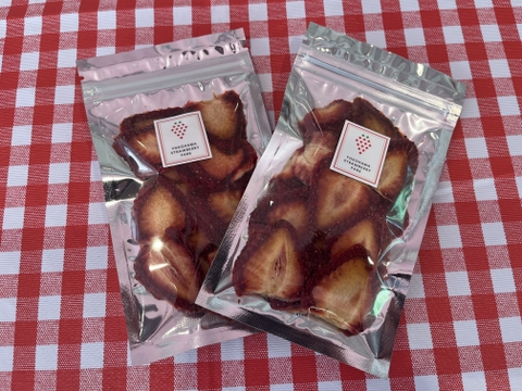 芳醇な香り！贅沢な味わいのドライイチゴ（20g×2パック）