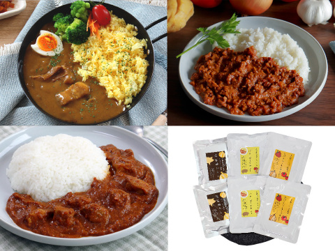 ＜ギフト＞レトルトとは思えないほどのクオリティ！ 元気豚 カレー3種セット【熨斗対応可】【父の日ギフト】【763】